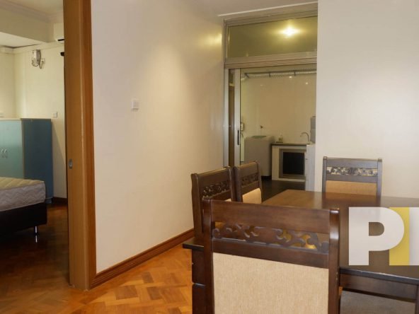 dining room with table and chairs - Real Estate in Yangon