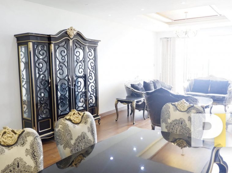 dining room with table and chairs - Real Estate in Yangon