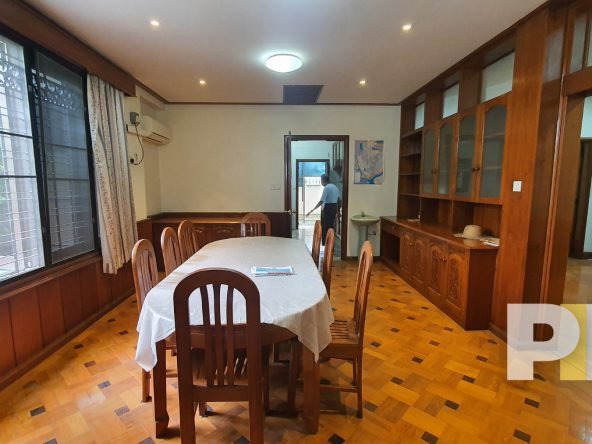 dining room with table and chairs - Yangon Property