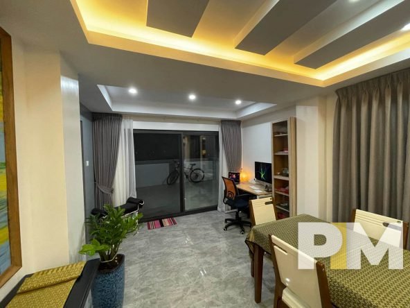 dining room with table and chairs - Yangon Property