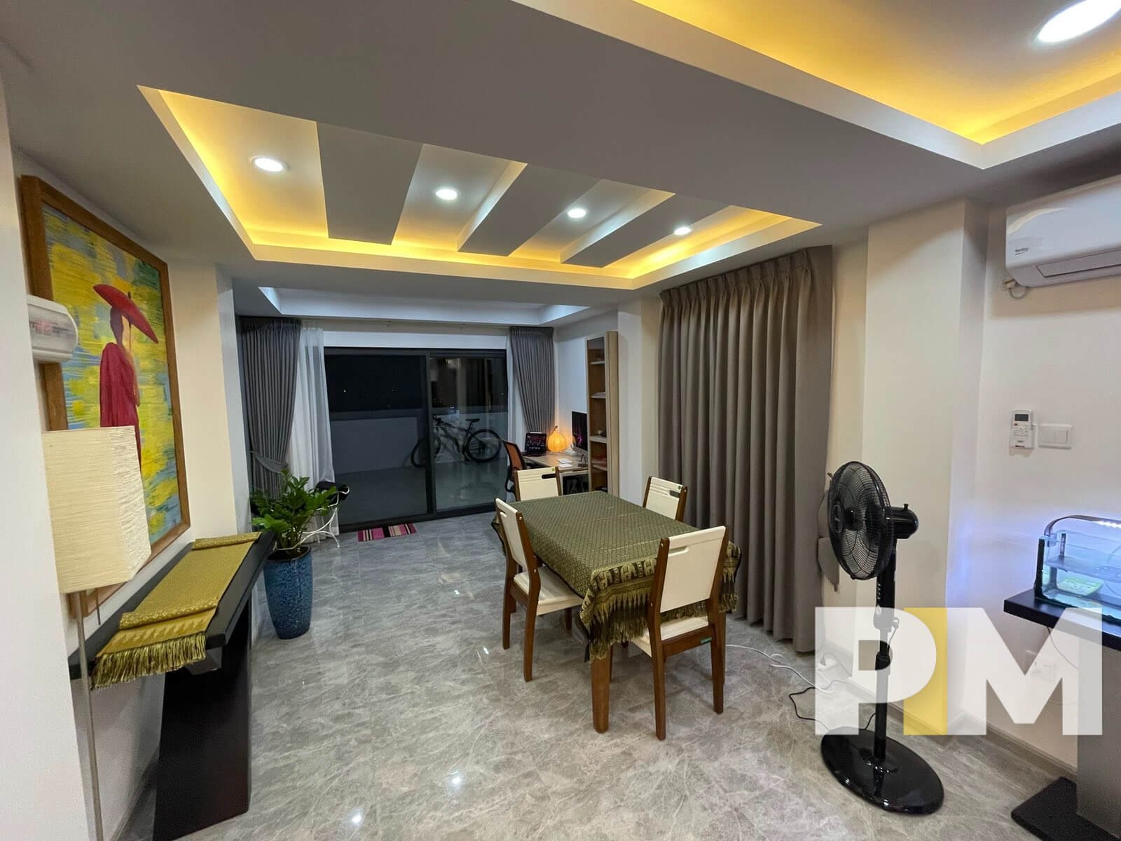 dining room with table and chairs - Yangon Real Estate