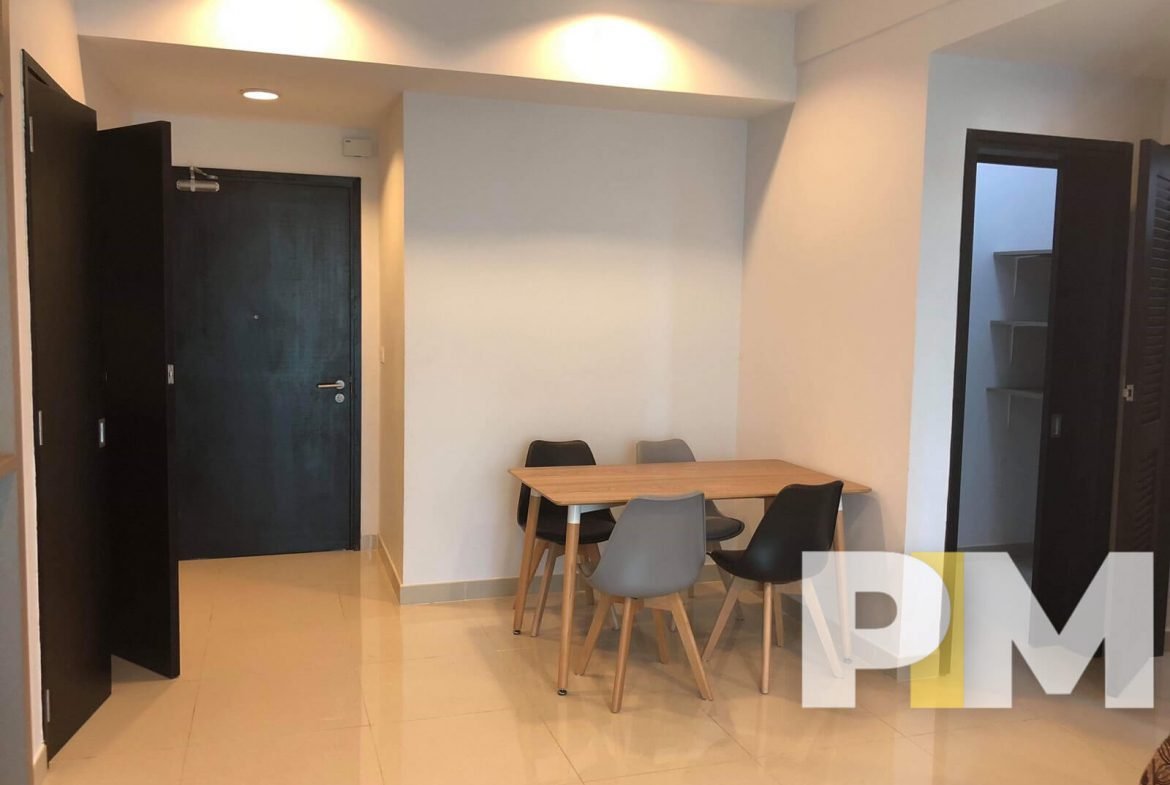 dining room with table and chairs - Yangon Real Estate