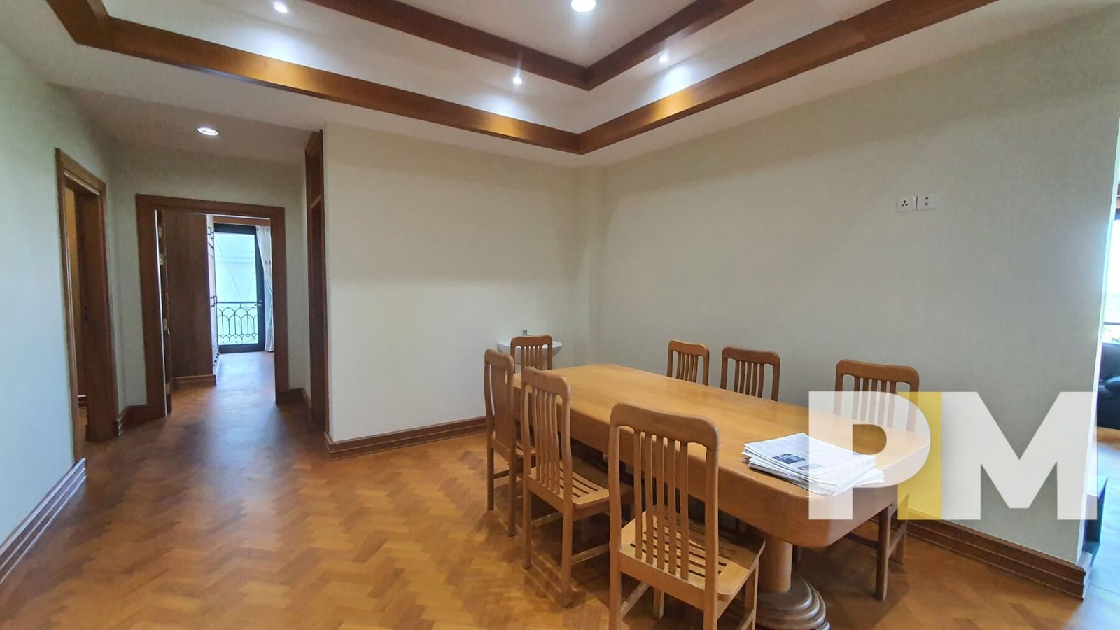 dining room with table and chairs - properties in Yangon