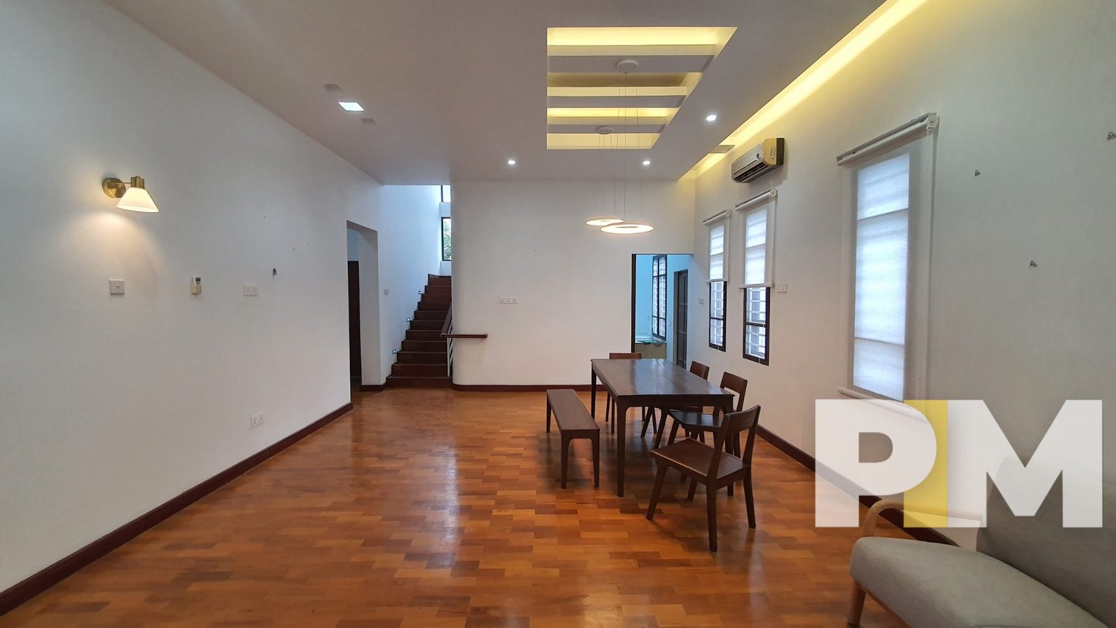 dining room with table and chairs - properties in Yangon