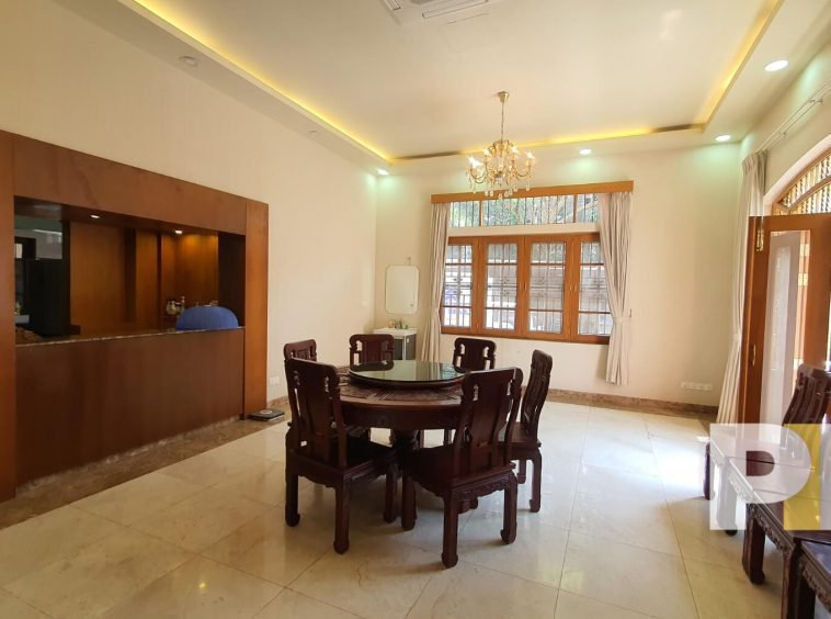 dining room with table and chairs - properties in Yangon