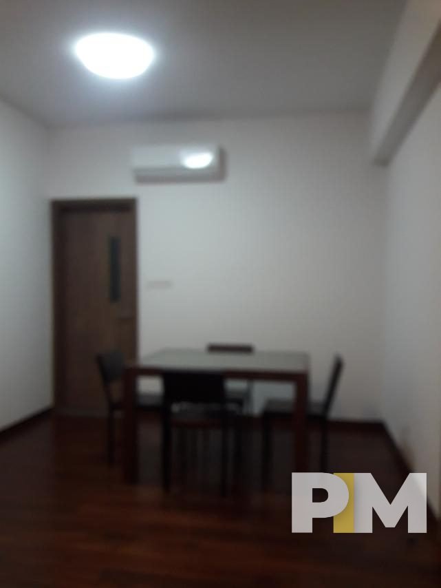 dining room with table chairs - Myanmar Property