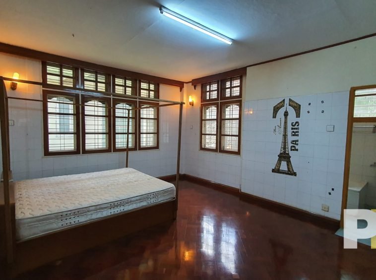 ensuite bedroom with air conditioner - Yangon Property