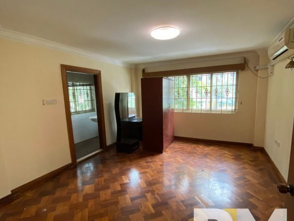 ensuite bedroom with air conditioner - properties in Yangon