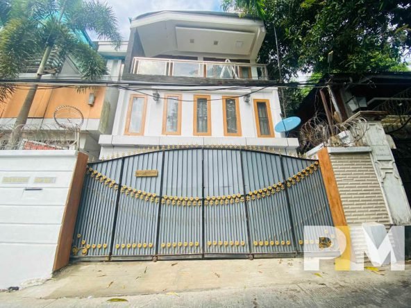 entrance gate - properties in Yangon