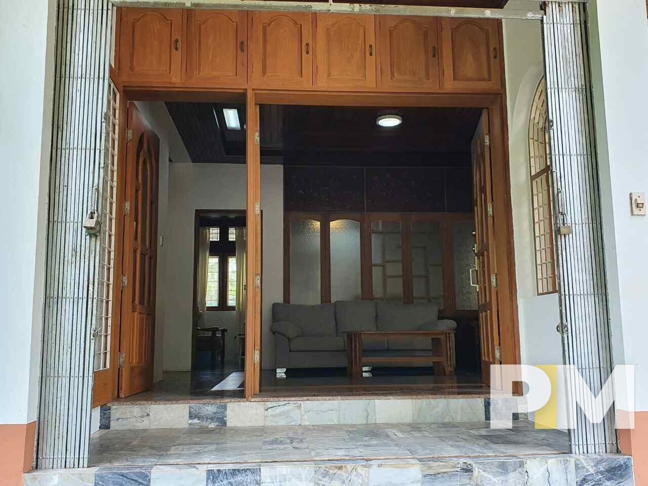 entrance to the living room - properties in Yangon