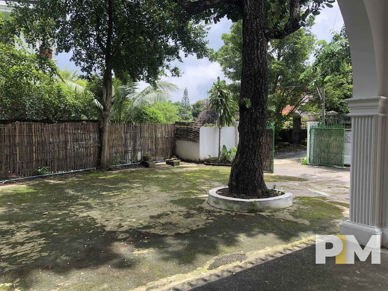 front space with entrance gate - Real Estate in Myanmar