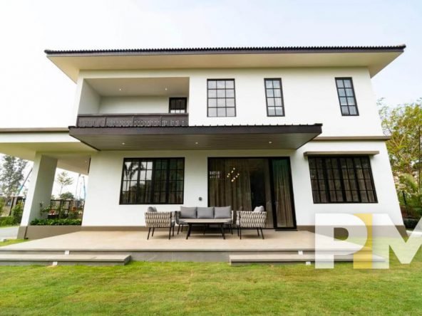 front view of the house - House for sale in Thanlyin