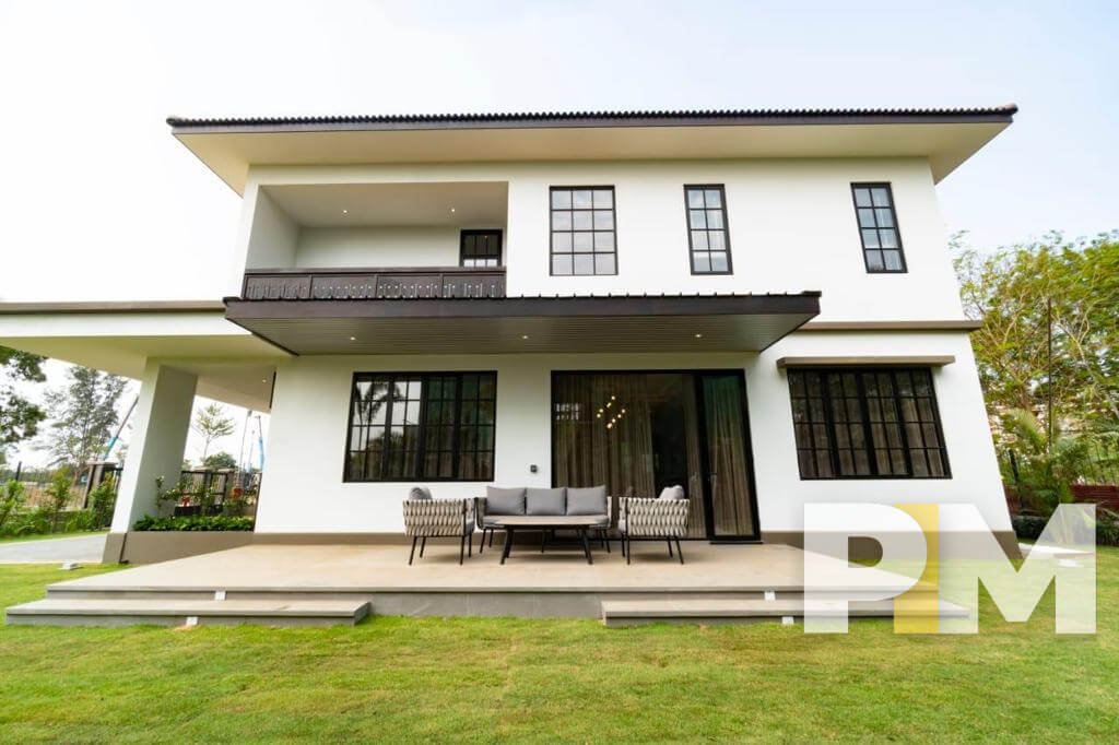 front view of the house - House for sale in Thanlyin
