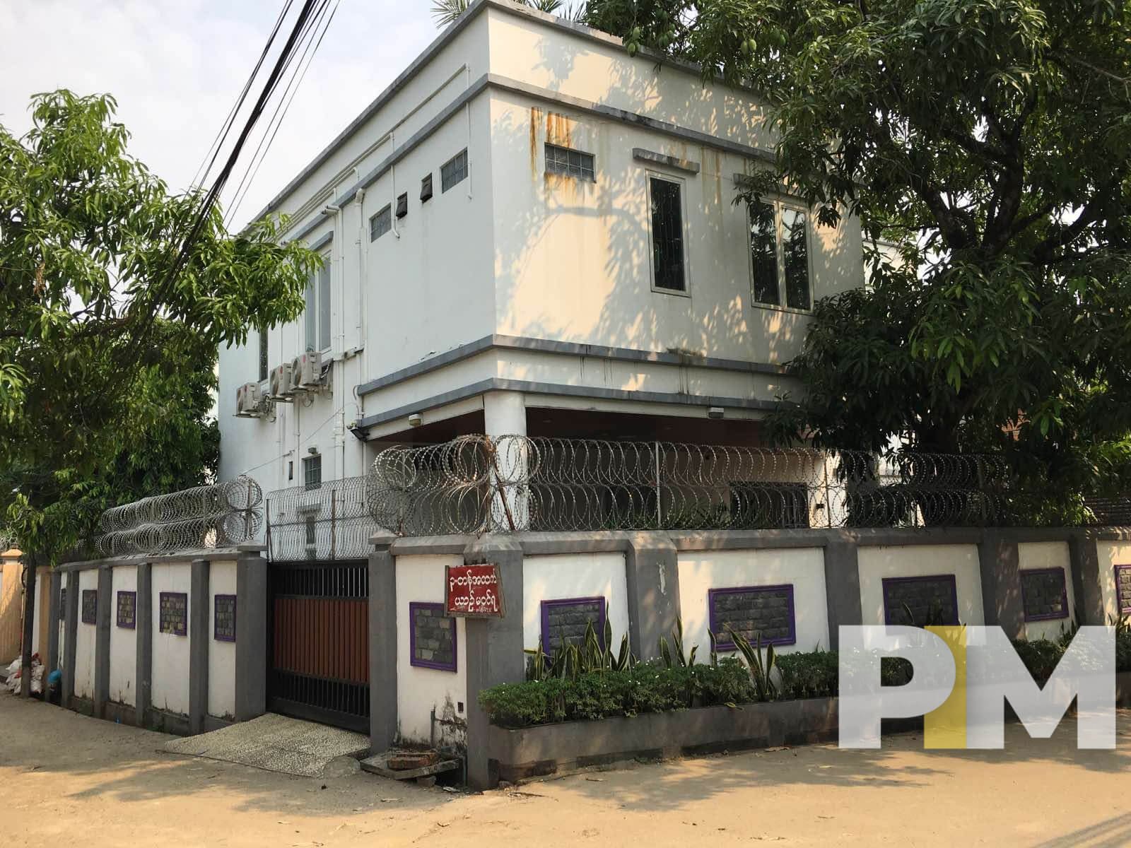 front view of the house - Myanmar Real Estate