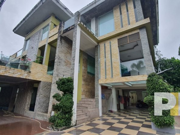 front view of the house - properties in Yangon