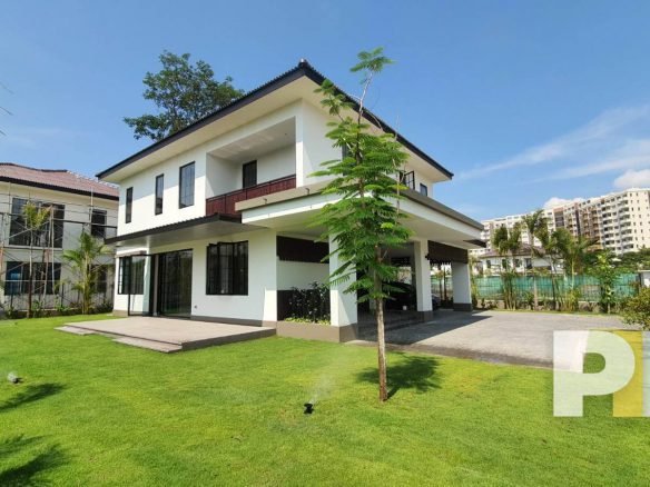 frontyard of the house - Myanmar Real Estate
