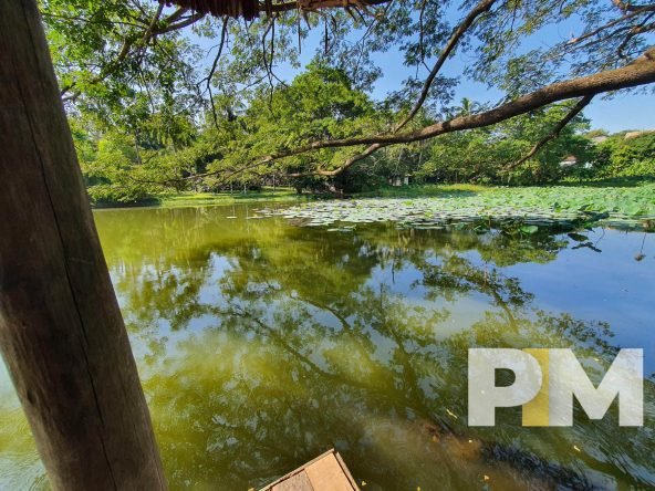 garden with lake view - Home Rental Yangon