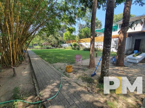 garden with walkway - Real Estate in Mayangone
