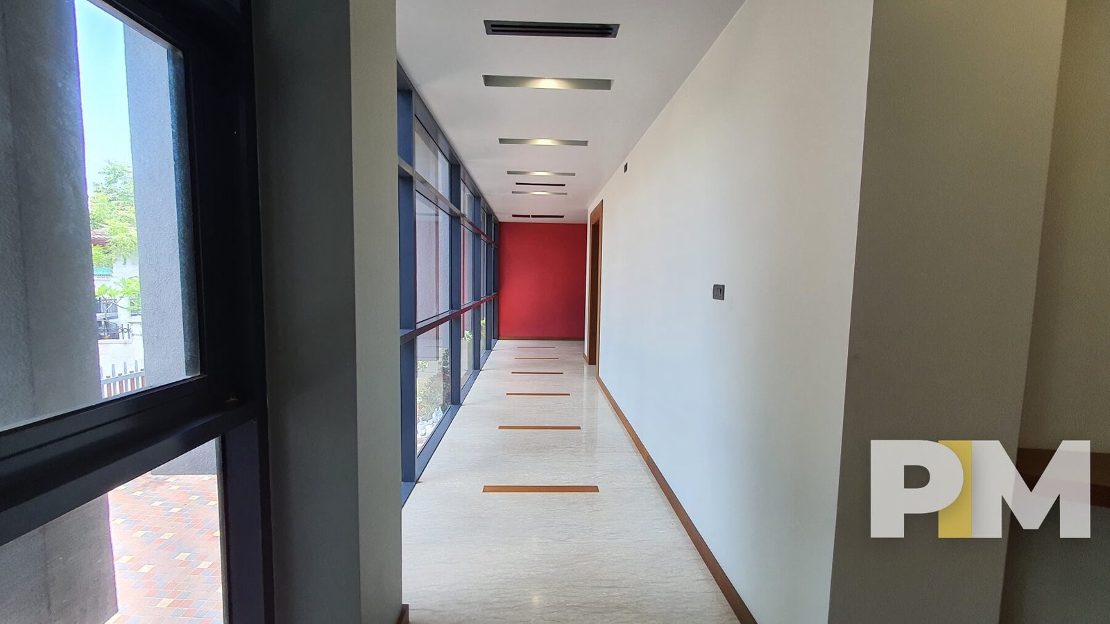 hallway with ceiling light - Real Estate in Yangon