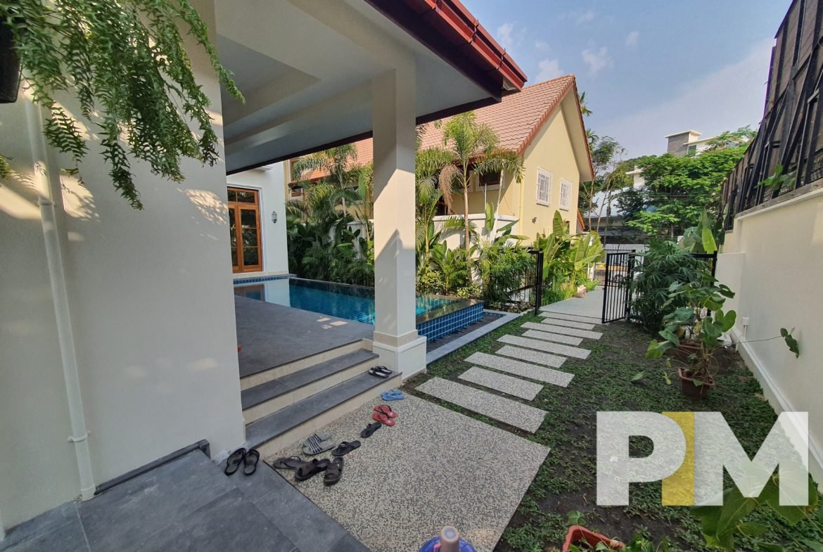 house with swimming pool - Yangon Property