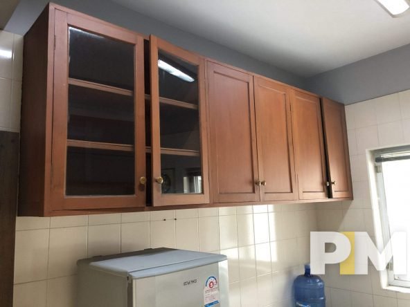 kitchen with cabients - Condo for rent in Yawmingyi