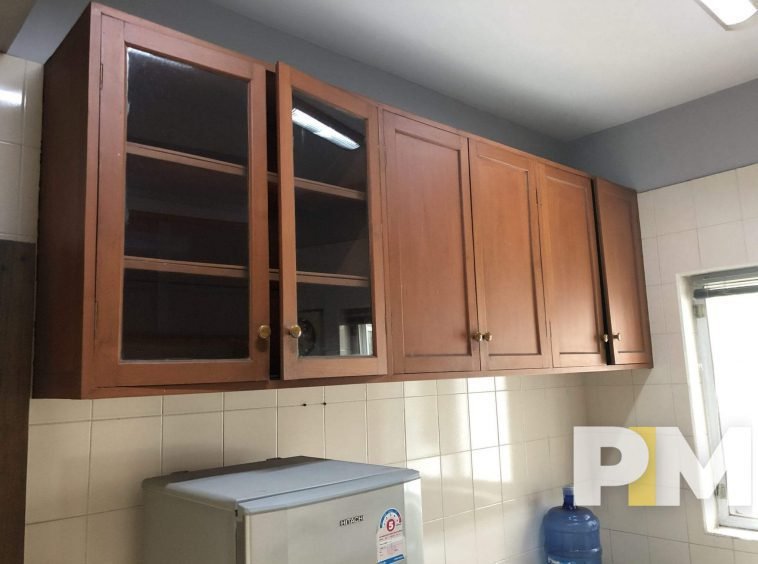 kitchen with cabients - Condo for rent in Yawmingyi