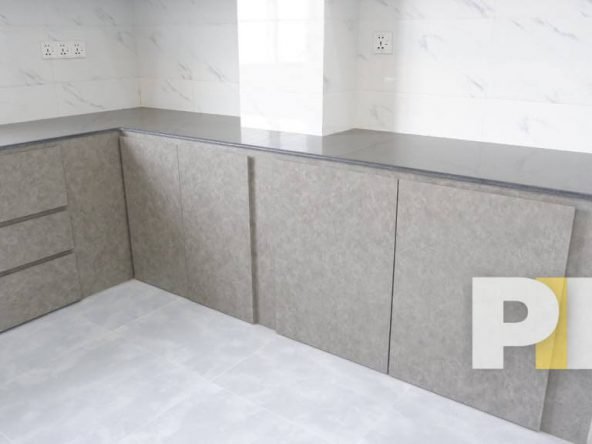 kitchen with cabients - Myanmar Property