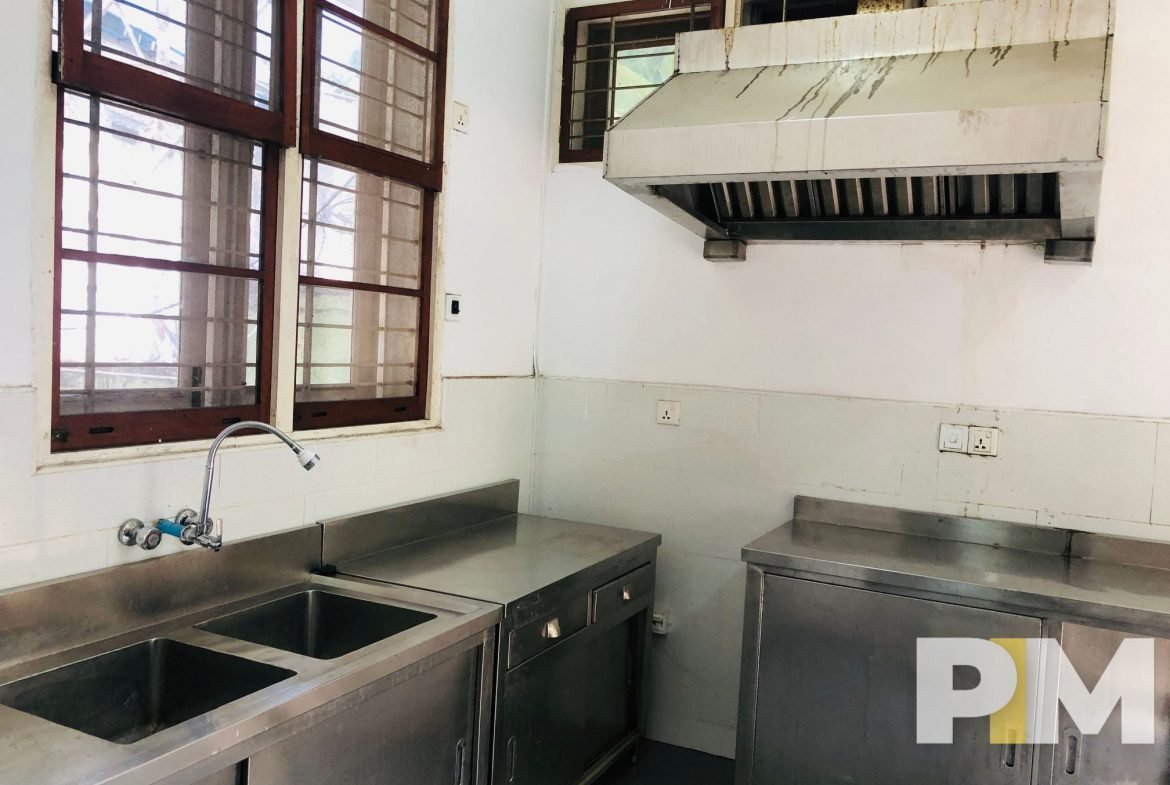 kitchen with cabients - Yangon Property