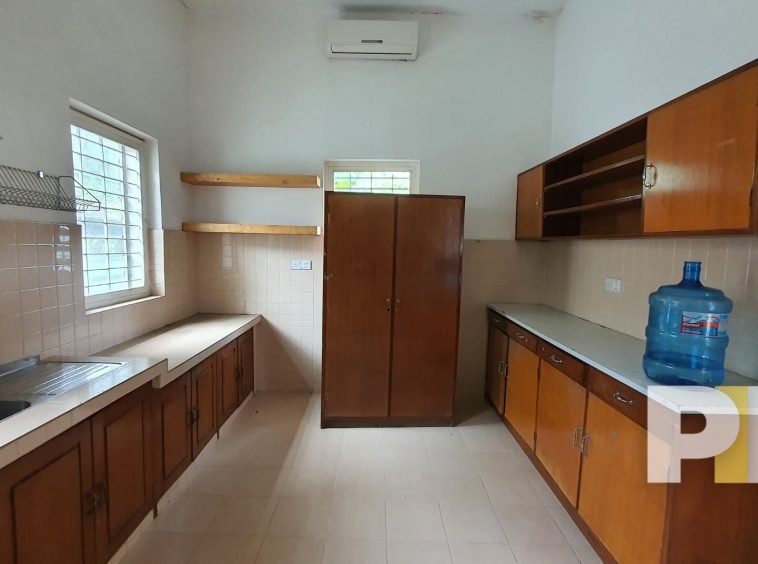 kitchen with cabients - Yangon Real Estate