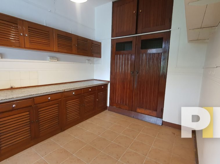 kitchen with cabinets - Myanmar House for rent