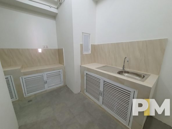 kitchen with cabinets - Myanmar Property