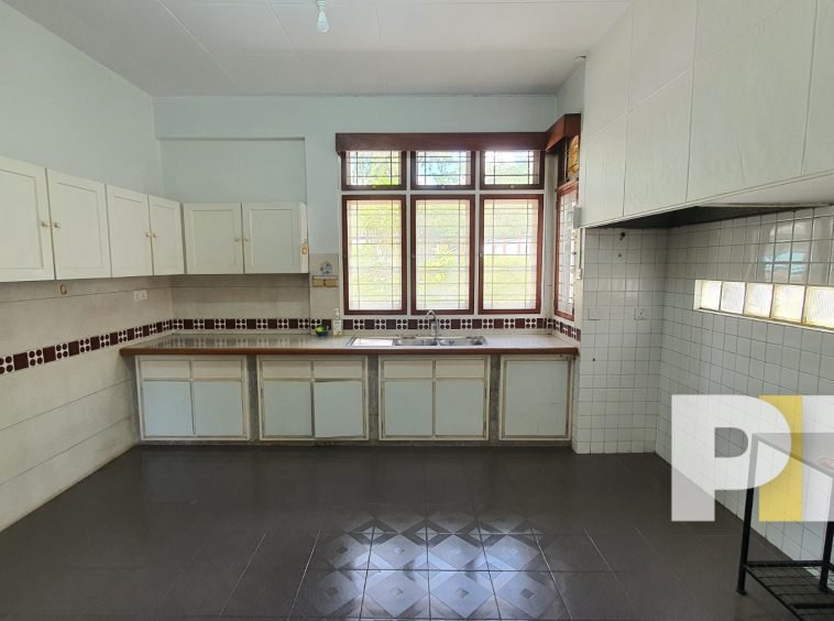 kitchen with cabinets - Myanmar Real Estate