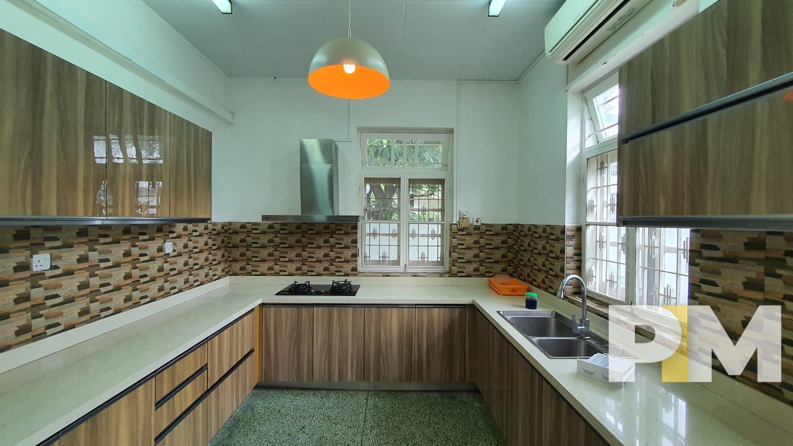 kitchen with cabinets - Real Estate in Yangon