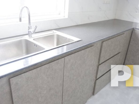 kitchen with cabinets - Real Estate in Yangon