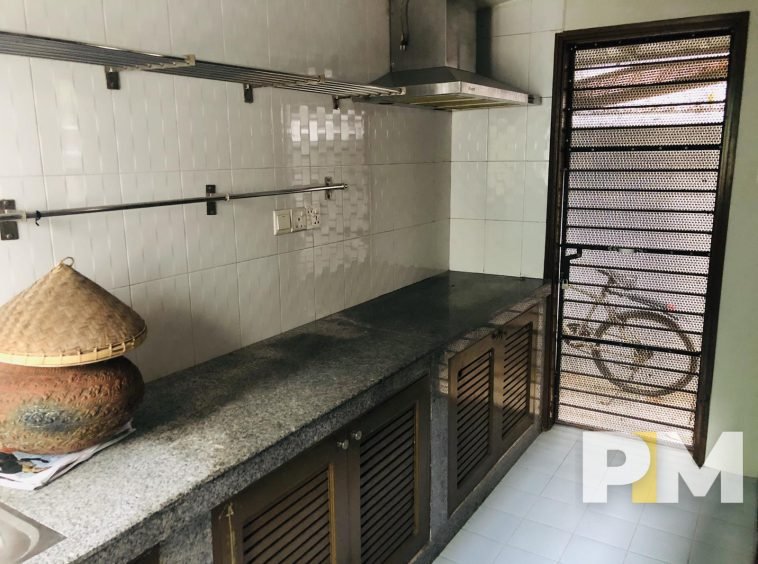 kitchen with cabinets - Yangon Property