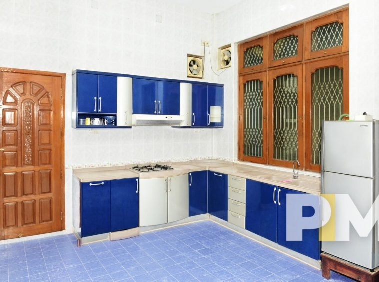 kitchen with cabinets - Yangon Property