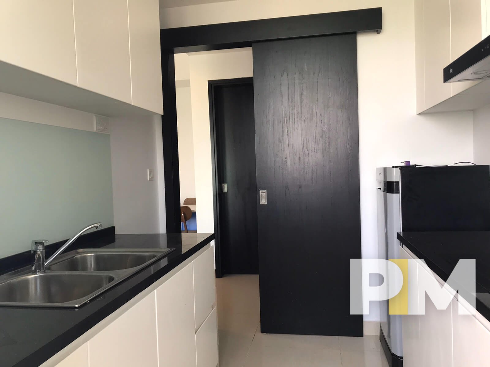 kitchen with cabinets - Yangon Property