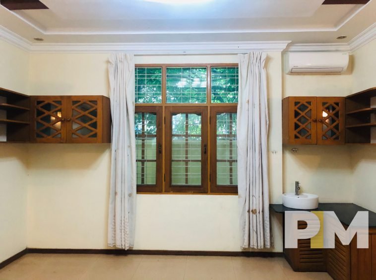 kitchen with cabinets - Yangon Property