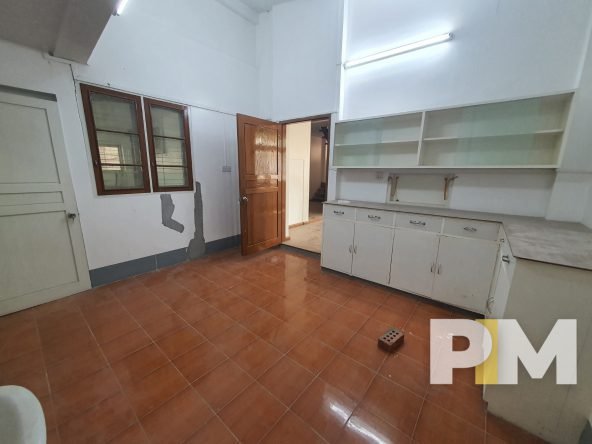 kitchen with cabinets - Yangon Real Estate
