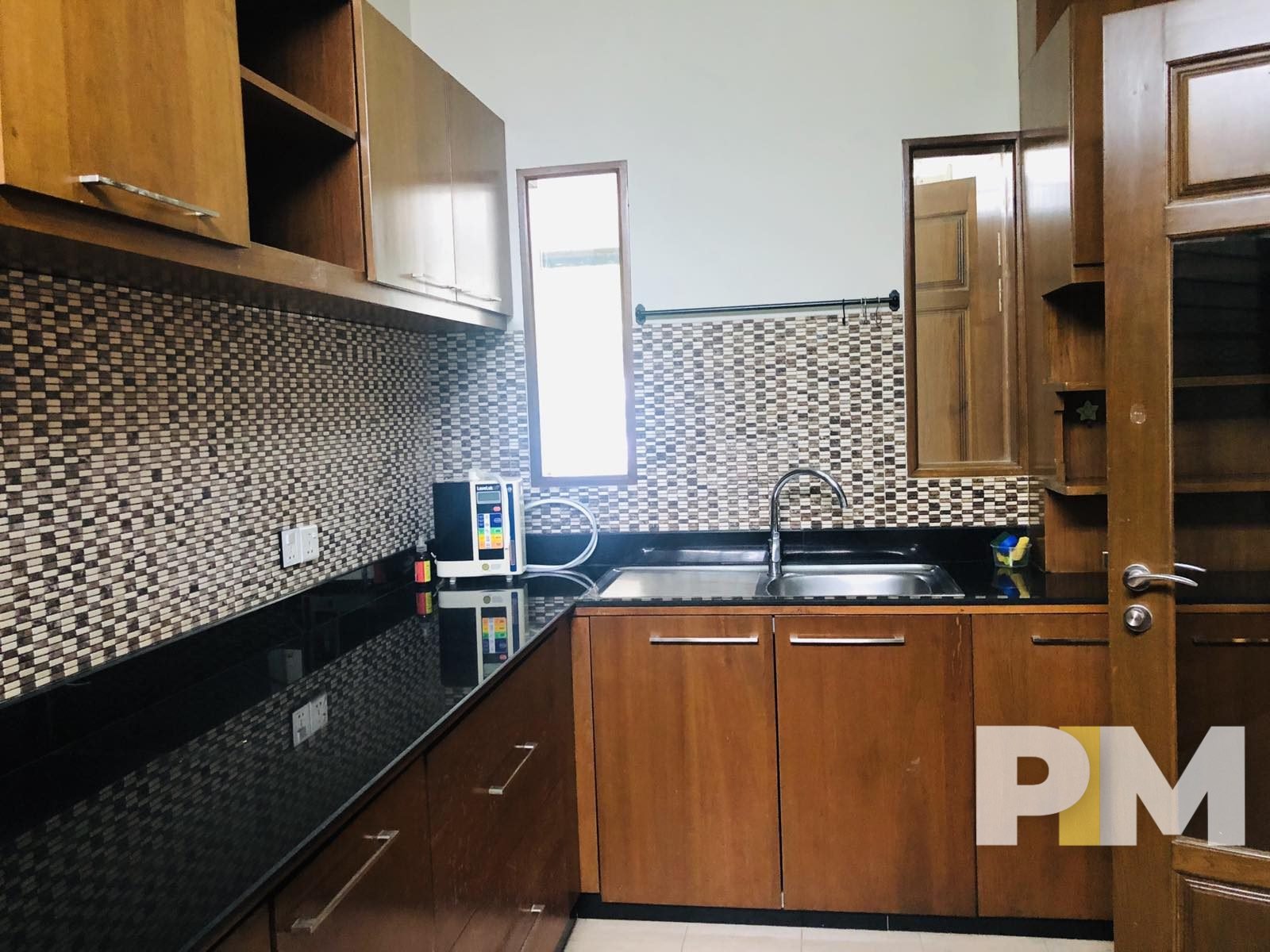 kitchen with cabinets - Yangon Real Estate