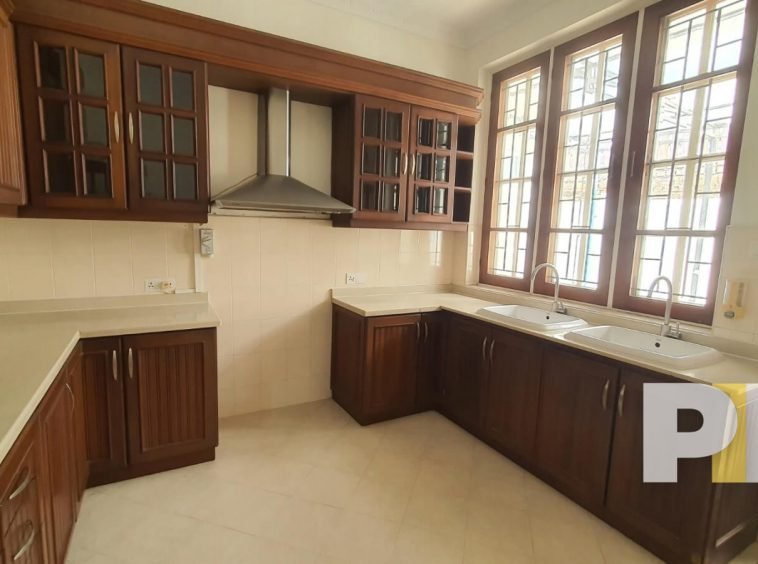 kitchen with cabinets - Yangon Real Estate