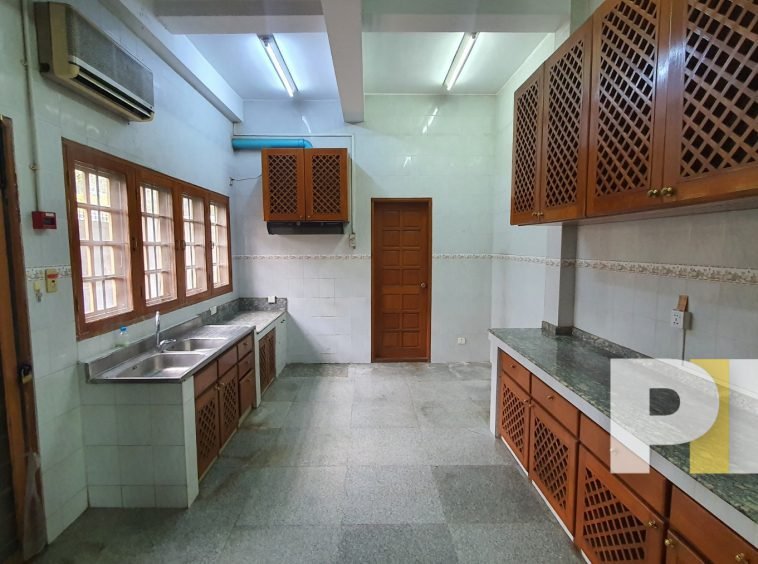 kitchen with cabinets - Yangon Real Estate