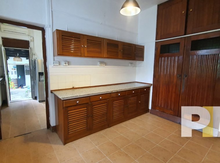 kitchen with cabinets - Yangon Real Estate