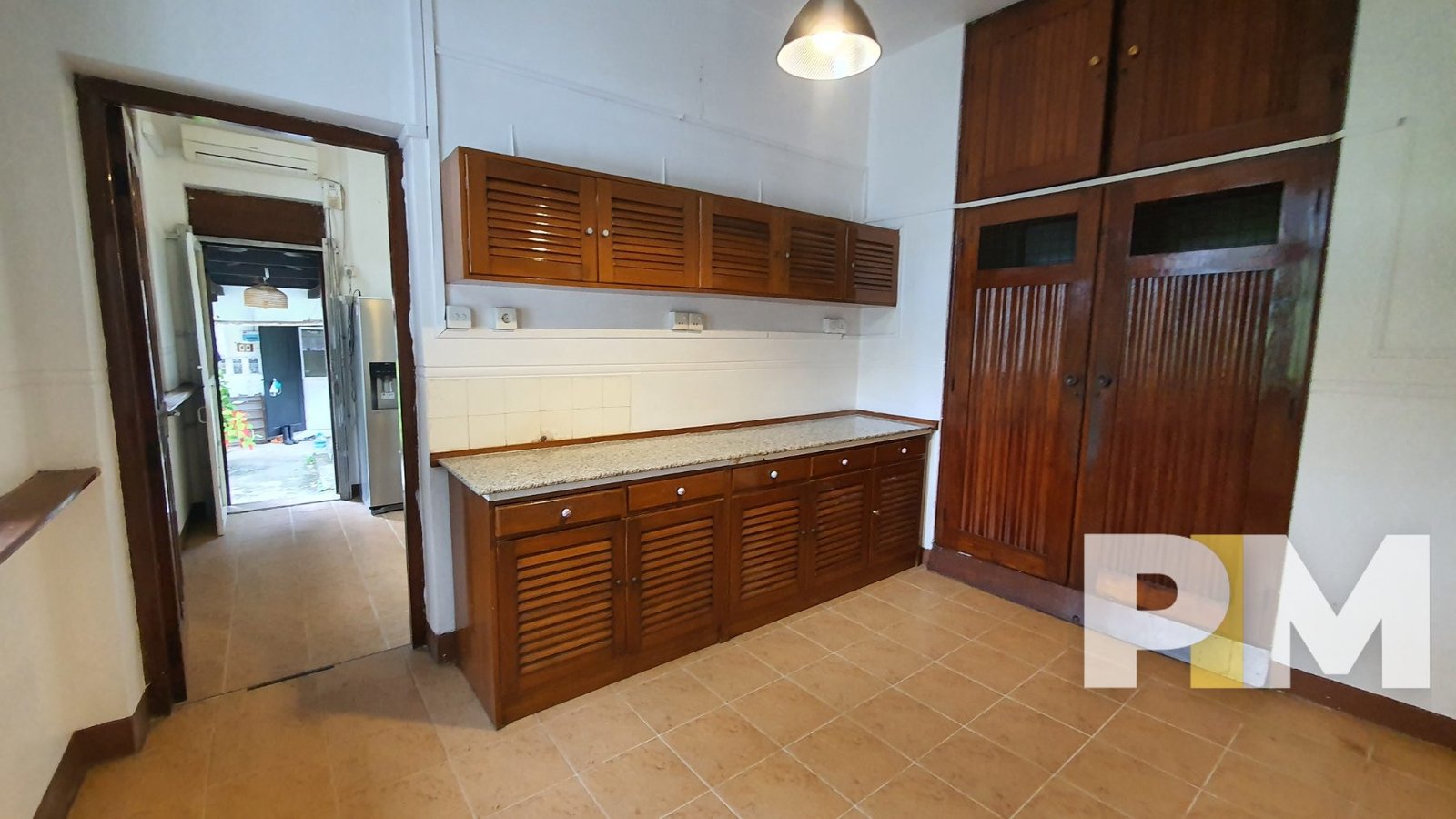 kitchen with cabinets - Yangon Real Estate