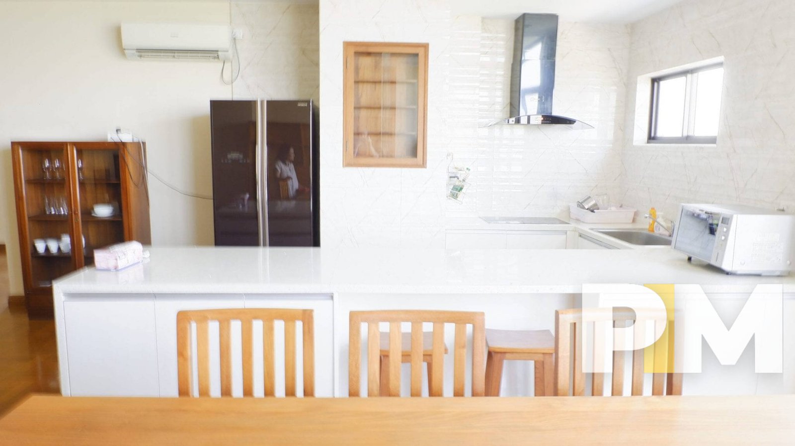 kitchen with dining space - properties in Yangon