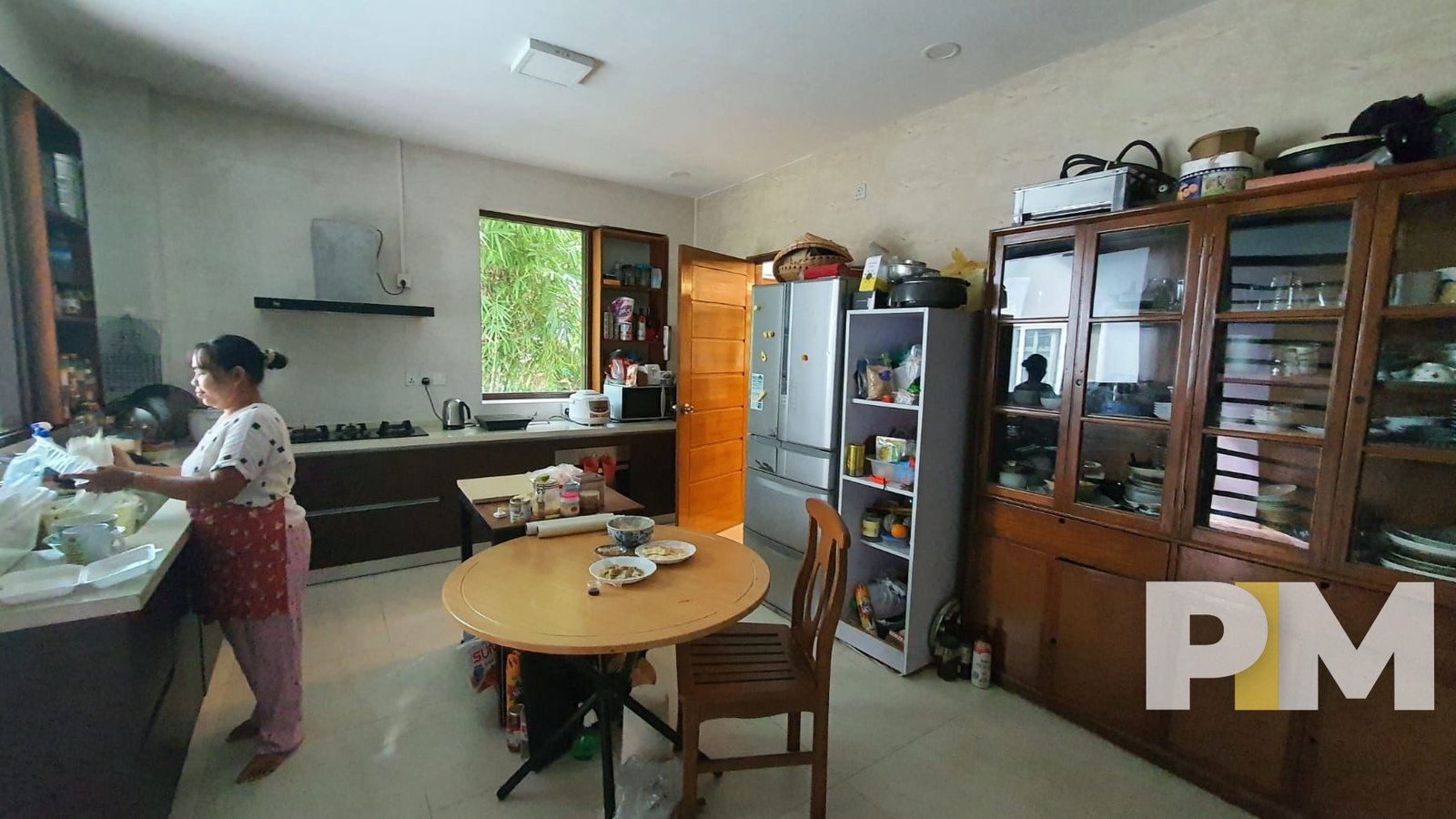 kitchen with fridge - Home Rental Myanmar