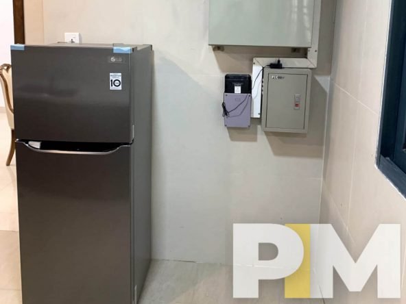 kitchen with fridge - Myanmar Property
