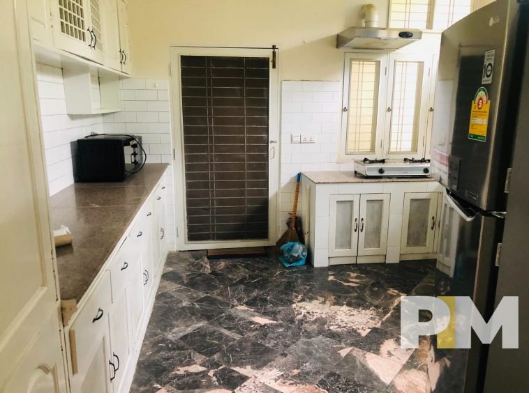 kitchen with fridge - Yangon Property