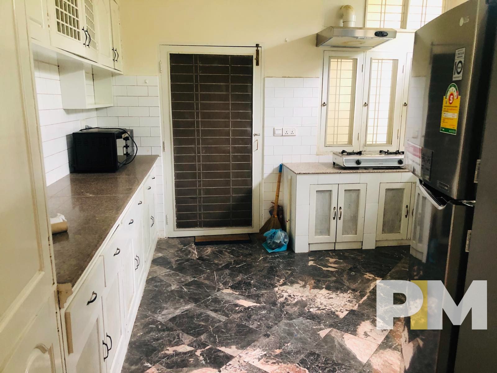 kitchen with fridge - Yangon Property