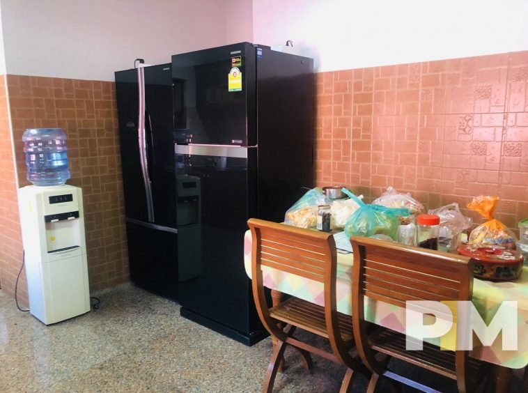 kitchen with fridge - Yangon Property